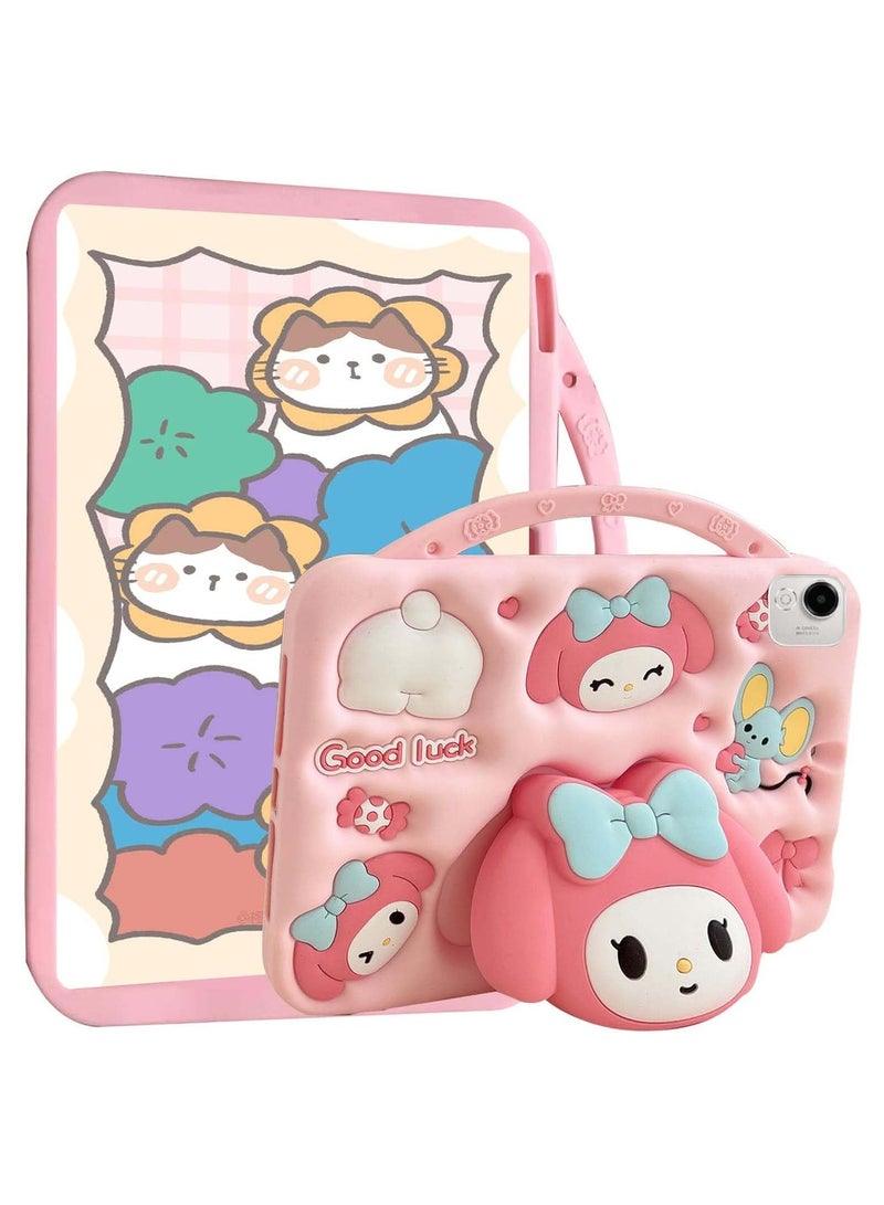 Kids Case Compatible with Honor Pad X9a 11.5 inch Shockproof Silicone Cartoon Melody Cover with Handle Stand - Image 1